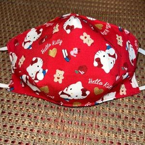 RED Hello Kitty Cute Face Mark